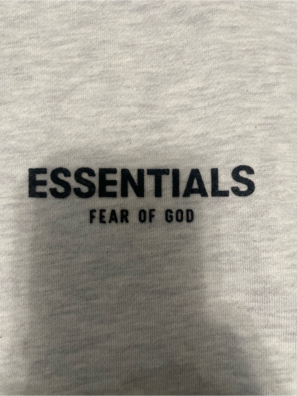 Fear of God Essentials Light Gray Logo Hoodie - Picture 4 of 6